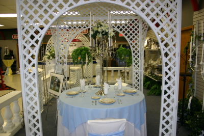 Four Sided Lattice Gazebo