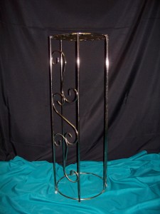 Silver  Vein Plant Stand