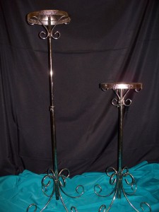 Silver Plant Stand