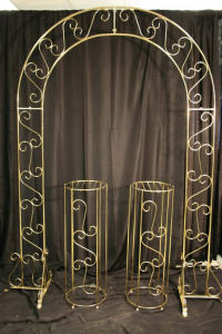 Brass Wedding Arch & Brass 38