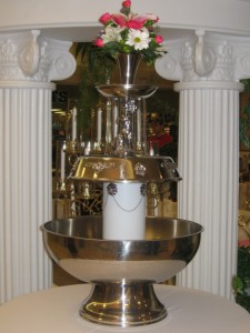 5 Gallon Stainless Fountain w/Cherub